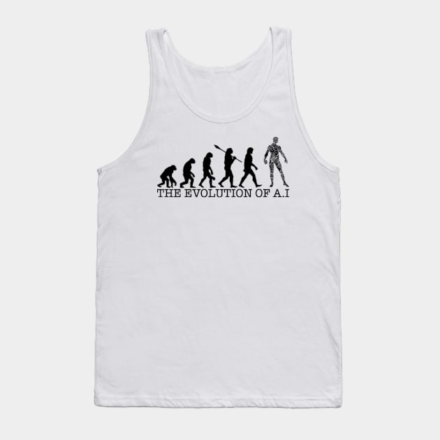 The Evolution Of A.I Tank Top by Worldengine